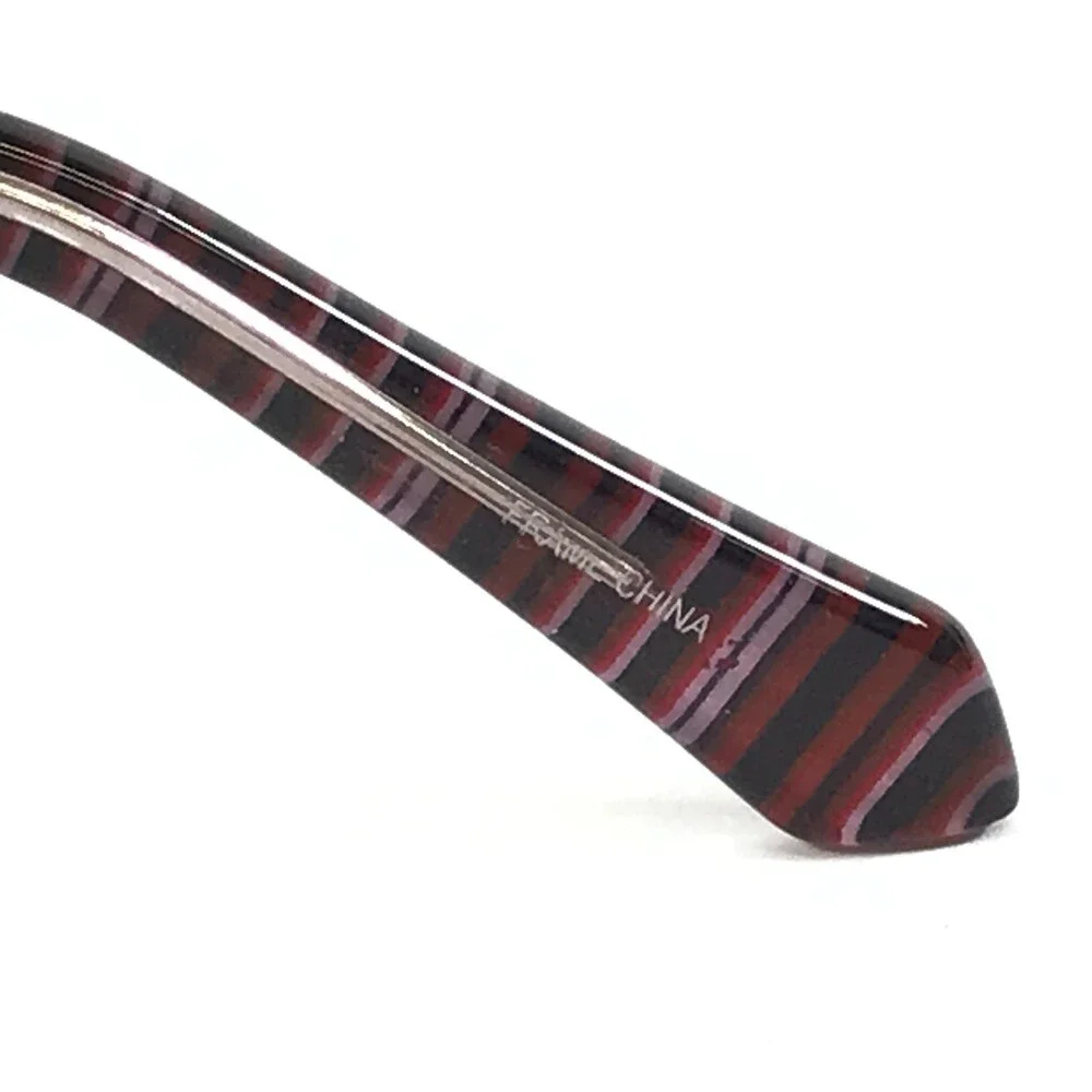 Enhance Eyeglasses Frames EN4063 BURGUNDY Red Cat Eye Full Rim 54-17-145